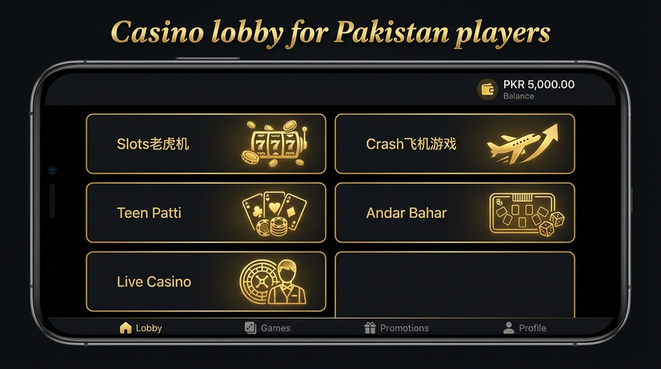 Lobby view of Alano DT 4 for Pakistan users